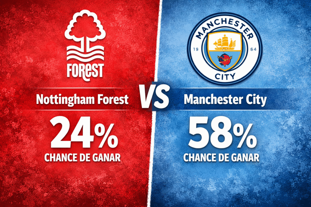 Pronóstico Nottingham Forest vs Manchester City - Premier League (27/12/2025)