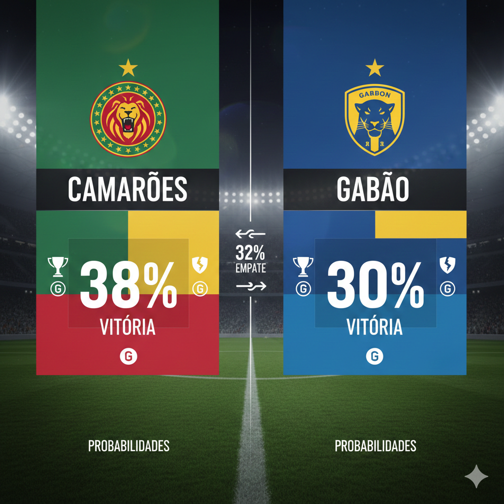 Camarões x Gabão: Palpite Copa Africana de Nações (24/12/25)