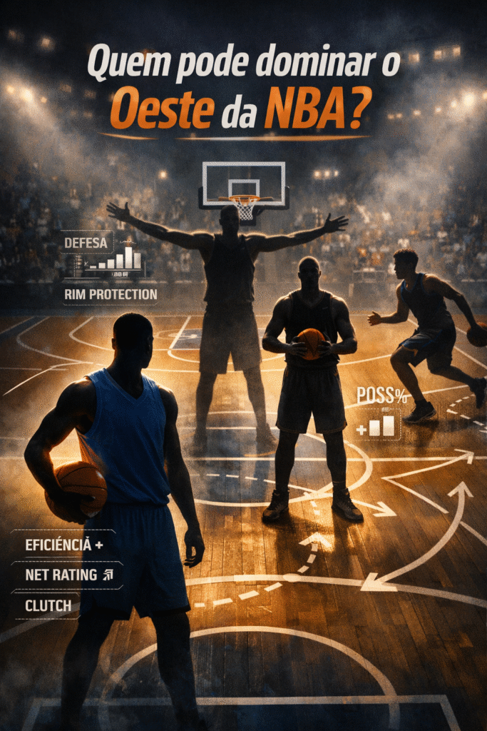 Conferência Oeste 2025: Quem podem ser os campeões? 1 campeão da conferência oeste NBA: análise estatística