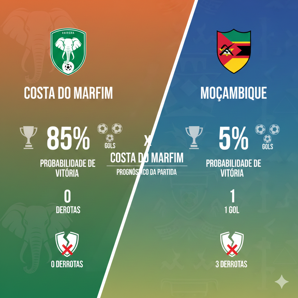 Palpite Costa do Marfim x Moçambique: Copa Africana de Nações (24/12/25)