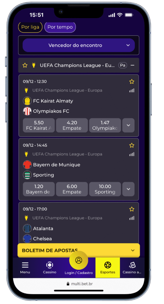 Apostas Champions League 2025/2026: Onde apostar, odds e melhores dicas 103 Apostas na Champions League: Multibet