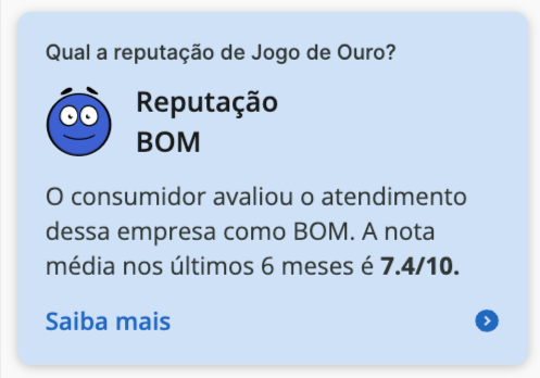 Jogo de Ouro Bet é confiável? Veja se a plataforma é legalizada, segura e paga mesmo 17 jogo de ouro bet é confiável no Reclame Aqui
