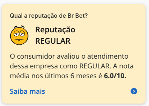 reputação da brbet no reclame aqui