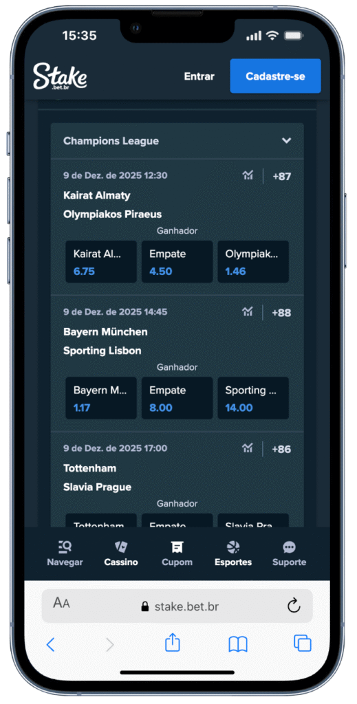 Apostas Champions League 2025/2026: Onde apostar, odds e melhores dicas 85 apostas na liga dos campeões na Stake Brasil