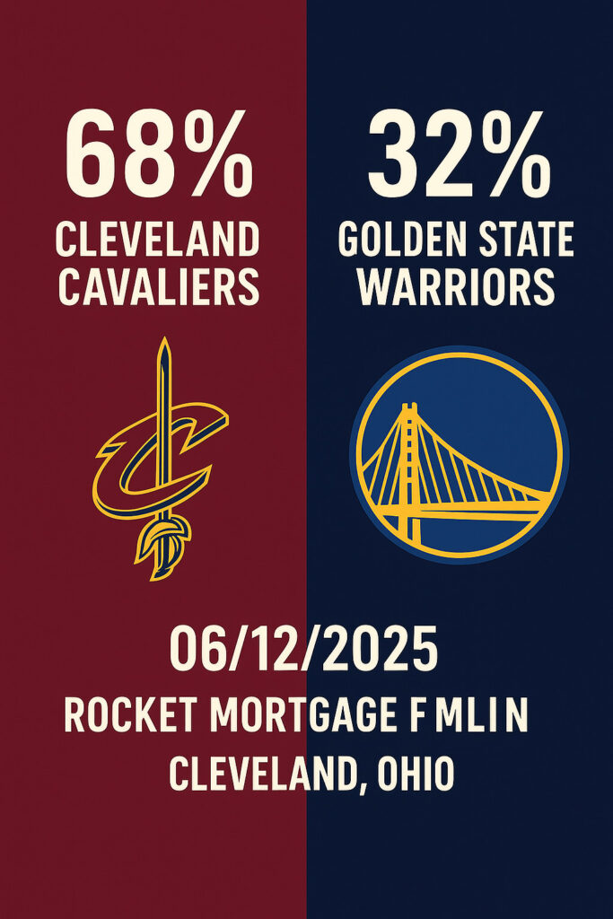 **Palpite** Cleveland Cavaliers x Golden State Warriors – NBA 06/12/2025