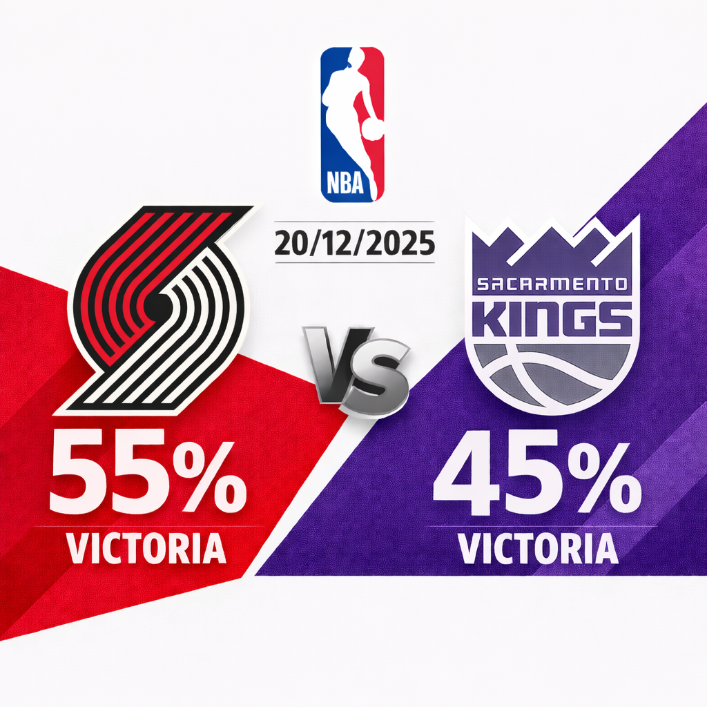 Pronóstico Sacramento Kings vs Portland Trail Blazers – NBA 20/12/2025 34 Pronóstico Sacramento Kings vs Portland Trail Blazers – NBA 20/12/2025