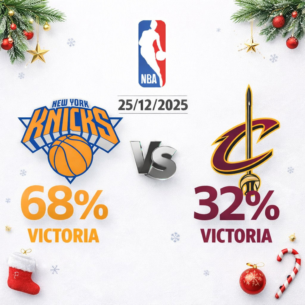 Pronóstico New York Knicks vs Cleveland Cavaliers – NBA 25/12/2025