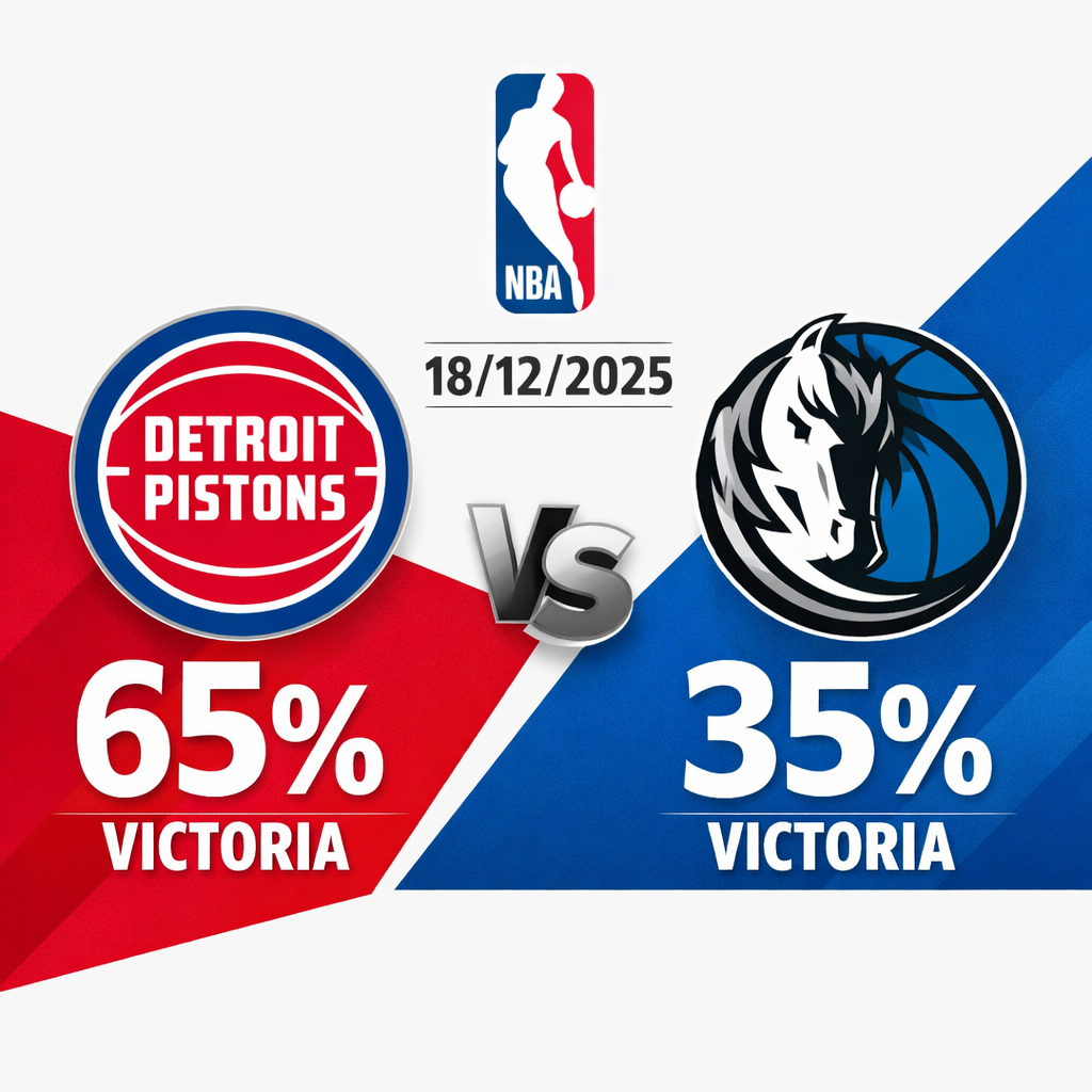 Pronóstico Dallas Mavericks vs Detroit Pistons – NBA 18/12/2025 34 Pronóstico Dallas Mavericks vs Detroit Pistons – NBA 18/12/2025