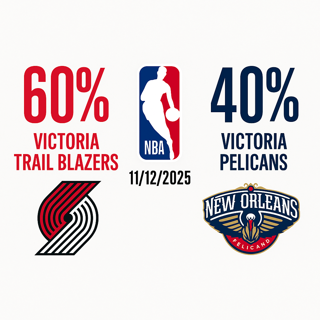 Pronóstico New Orleans Pelicans vs Portland Trail Blazers – NBA 11/12/2025 34 Pronóstico New Orleans Pelicans vs Portland Trail Blazers – NBA 11/12/2025