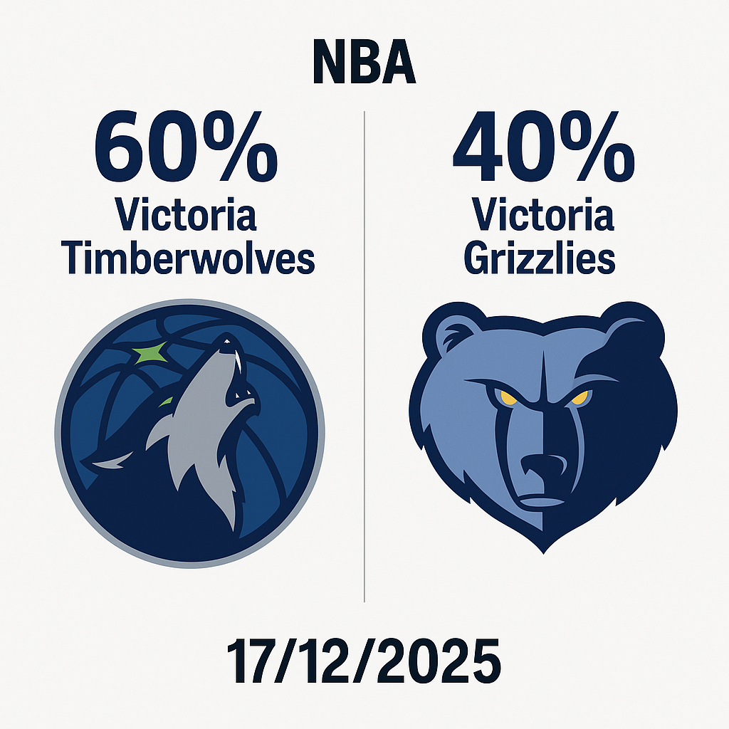 Pronóstico Minnesota Timberwolves vs Memphis Grizzlies – NBA 17/12/2025 34 Pronóstico Minnesota Timberwolves vs Memphis Grizzlies – NBA 17/12/2025