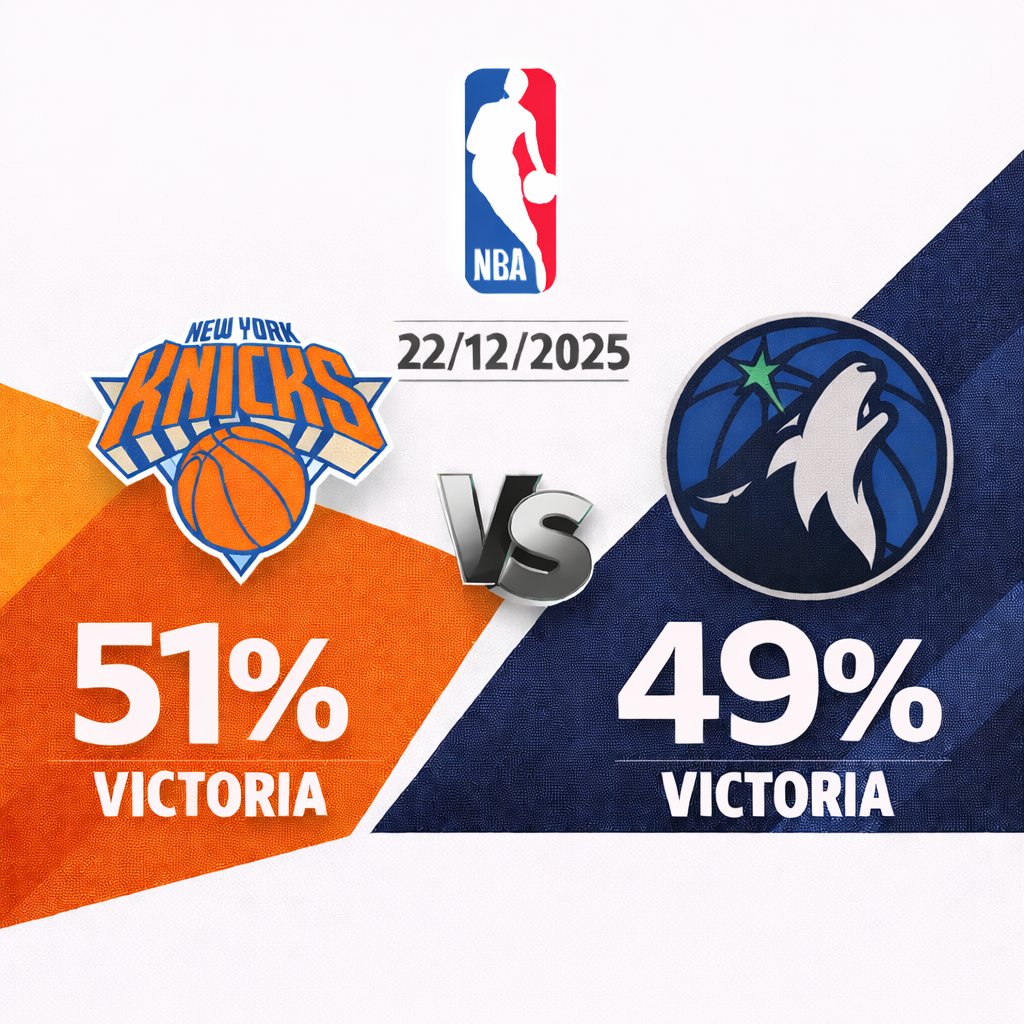 Pronóstico Minnesota Timberwolves vs New York Knicks – NBA 23/12/2025