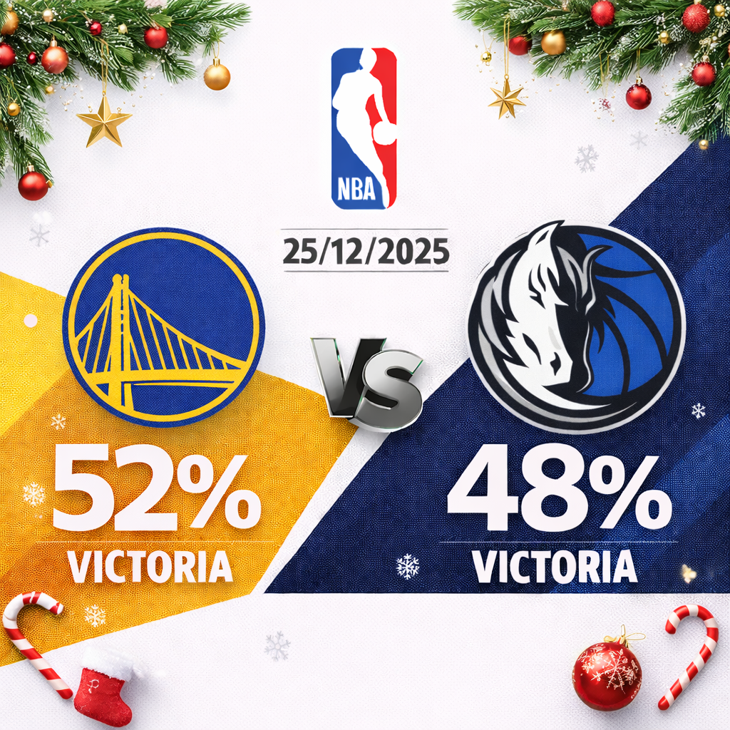 Pronóstico Golden State Warriors vs Dallas Mavericks – NBA 25/12/2025