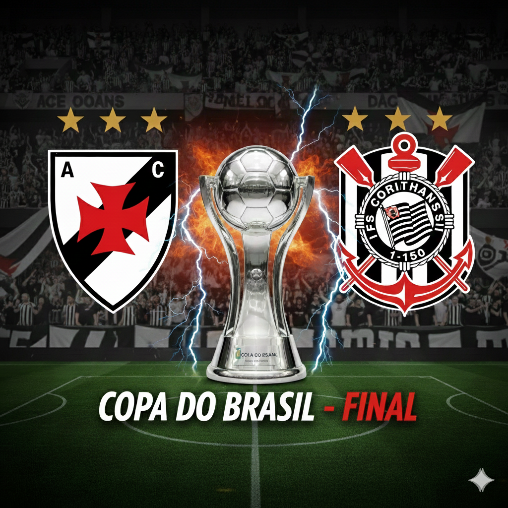 Análises estatísticas apontam Vasco campeão da Copa do Brasil, com até 58% de chance de título 1 vasco x corinthians - Final da Copa do Brasil