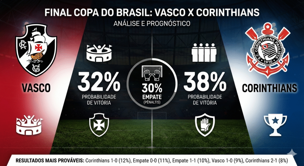 Palpite Vasco x Corinthians - Final da Copa do Brasil